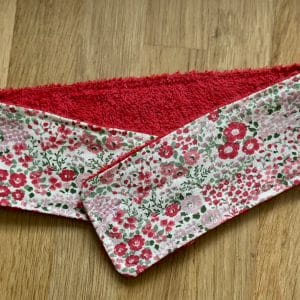 Bandeau de Soins Simone - Rouge et Fleurs