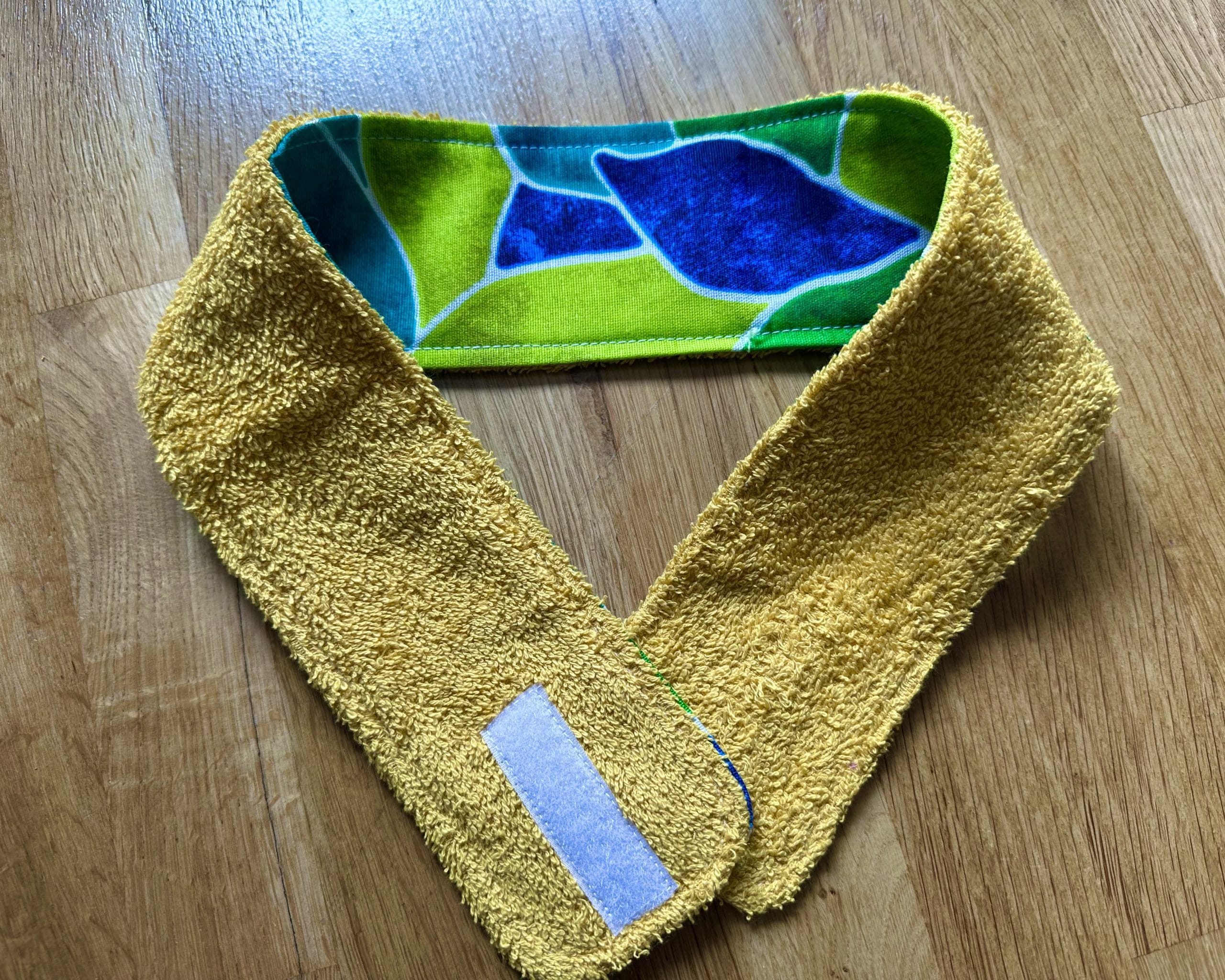 Bandeau Simone - Bleu, vert et Jaune - Image 3