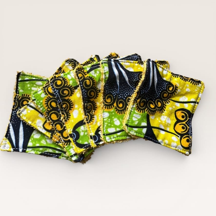 Lingettes lavables Hubertine - Wax Jaune
