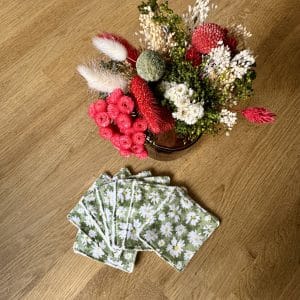 Lingettes Lavables Hubertine - Paquerettes