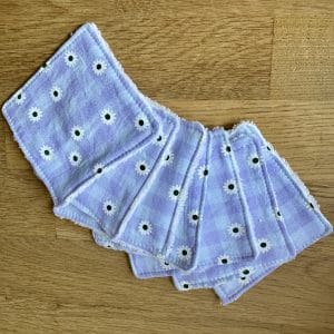 Lingettes lavables Hubertine - Paquerettes Vichy