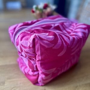 Trousse de toilette Nelson - Rose, confectionnée par Nizette