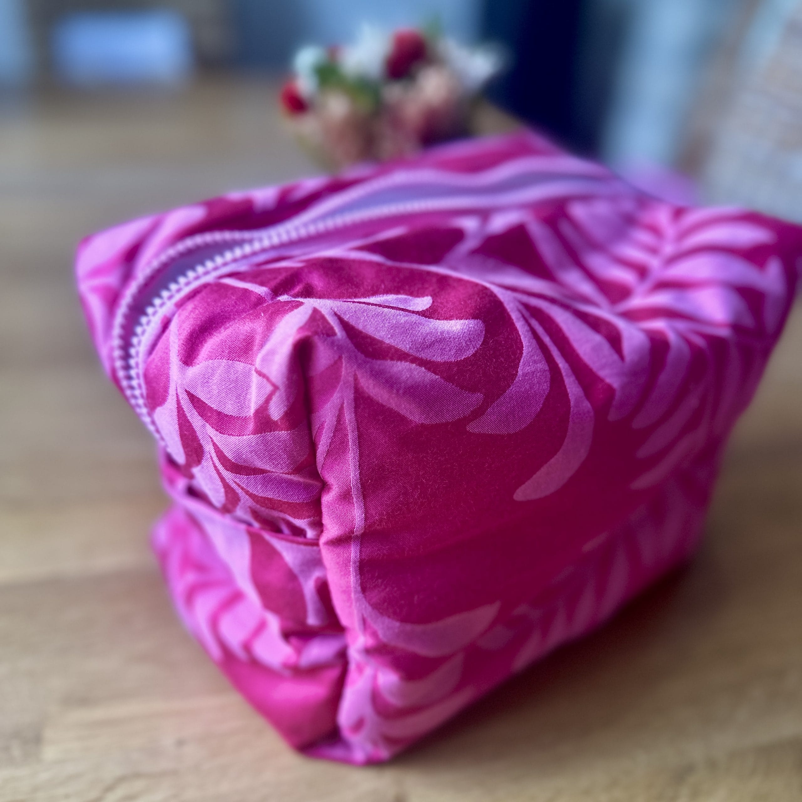 Trousse de toilette Nelson - Rose, confectionnée par Nizette