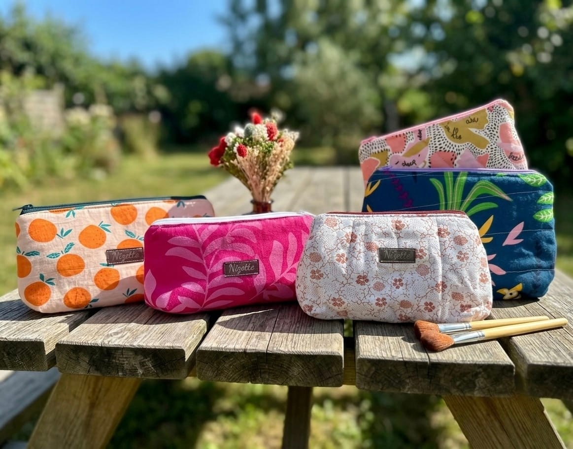 Trousse Jacqueline - Personnalisée confectionnée par Nizette