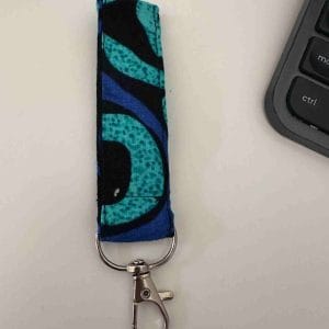 PORTCL-006 - Porte clés - Wax turquoise pt