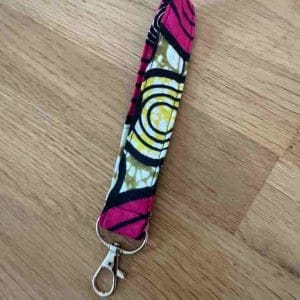 PORTCL-008 - Porte clés - Wax rose et jaune